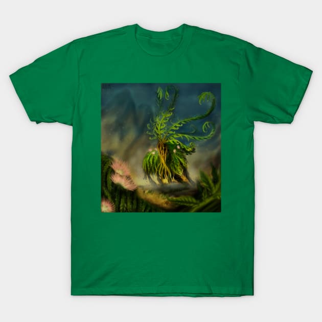 Fern goat T-Shirt by Bertoni_Lee